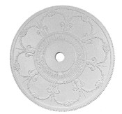Decorative Swags and Bows are featured on this 36" ornamented Ceiling Medallion