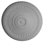 Beaded Sunburst Centerpiece Medallion - 18 1/2" x 1 3/8"
