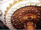 Installed plaster dome with detailed custom finishes