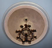 Large Smooth Decorative Cast Plaster Ceiling Dome