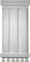 Grooved Decorative Wall Panel - Casting Plaster