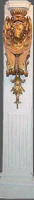 Pilaster with ornately detailed Lady - Left