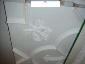 Acanthus Leaf Bouquets, circle and square trim patterns
