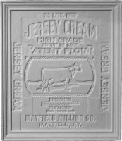 Vintage Jersey Cream / Dairy Theme Cast Plaster Panel