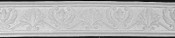 Lily and Leaves Decorative Chair Rail Molding