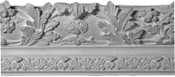 3-dimensional Sculpted Acanthus Leaves featured in this crown molding