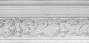 Plaster Molding featuring a varied leaves pattern