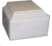 MT5B rectangular cast plaster base/plinth