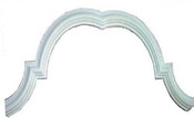 Overmantel OMT2 Bullnose molding - cast plaster