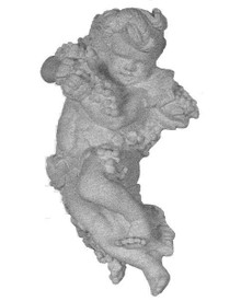 A78R Cast Plaster Cherub - Right
