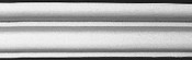 Classic Chair Rail Molding - in cast plaster - DM272  (53" sections)