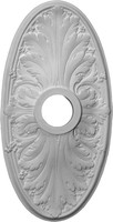 Elegant and larger acanthus leaves - Ceiling Medallion 27 1/2" x 14"