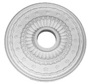 Small individual flowers and braided rope Ceiling Medallion