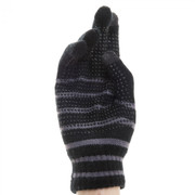 Two Finger, Striped Acrylic Knit, Mens 