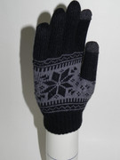 Two Finger, Snowflake Acrylic Knit, Mens 