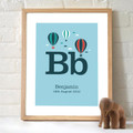Monkey Caboose Custom Letter Print