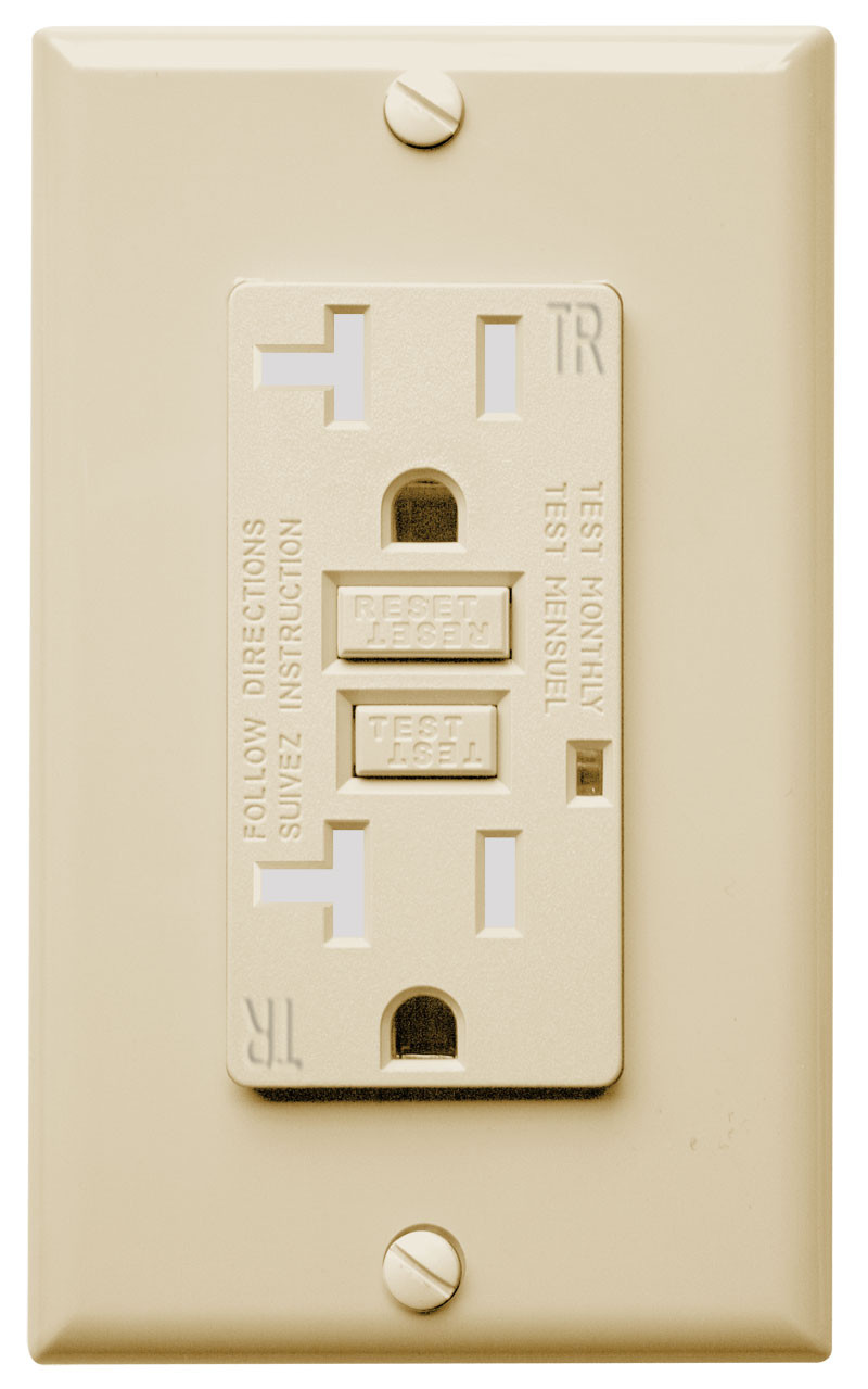 (GFCI/20/LED/TR/WR/I) GFCI 20Amp Tamper Resistant Weather Resistant