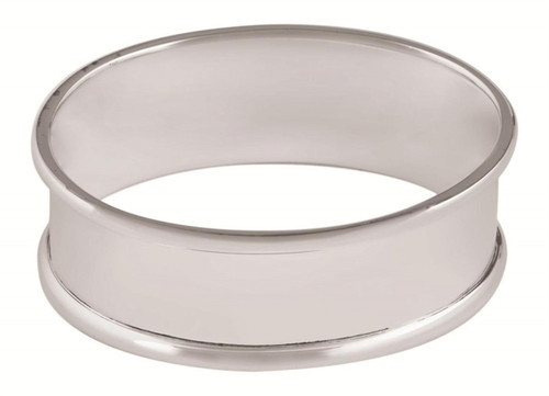 Plain large oval napkin ring