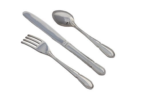 3 Piece Silver Plated Child,s Set