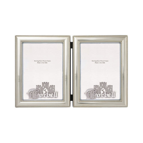 Sterling Silver Beaded double Frame