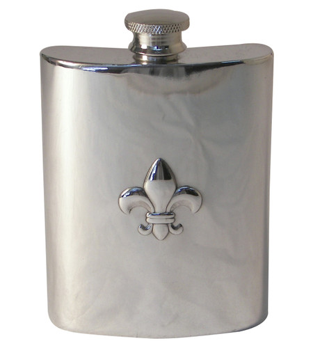 6oz Kidney Shaped Flask with Box and Pouch