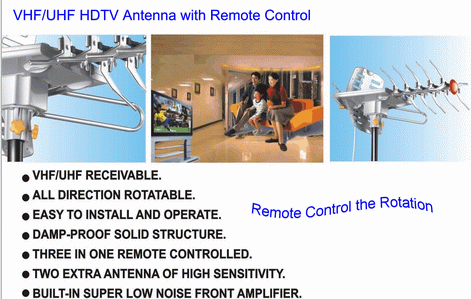Lava Electronics HD-26UHF VHF Remote Control HDTV Antenna