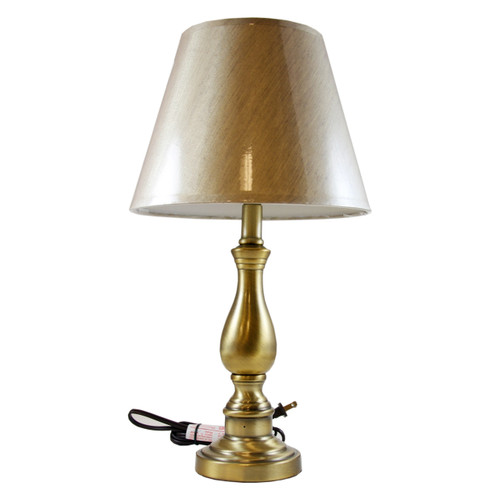 Wired Golden Desktop Lamp Hidden Nanny Camera