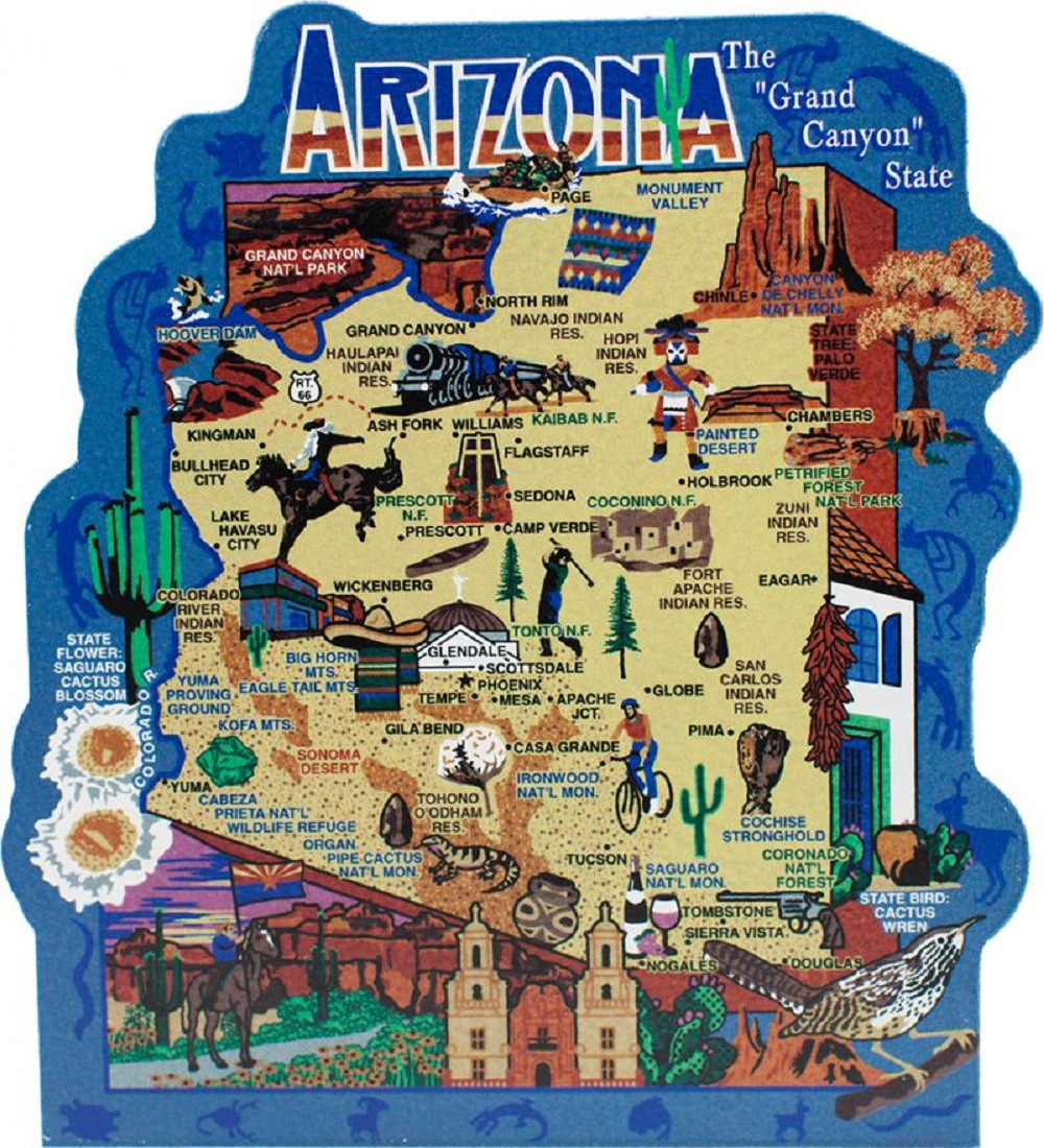 arizona state map wooden keepsake cat 39 s meow village usa ohio state christmas ornaments