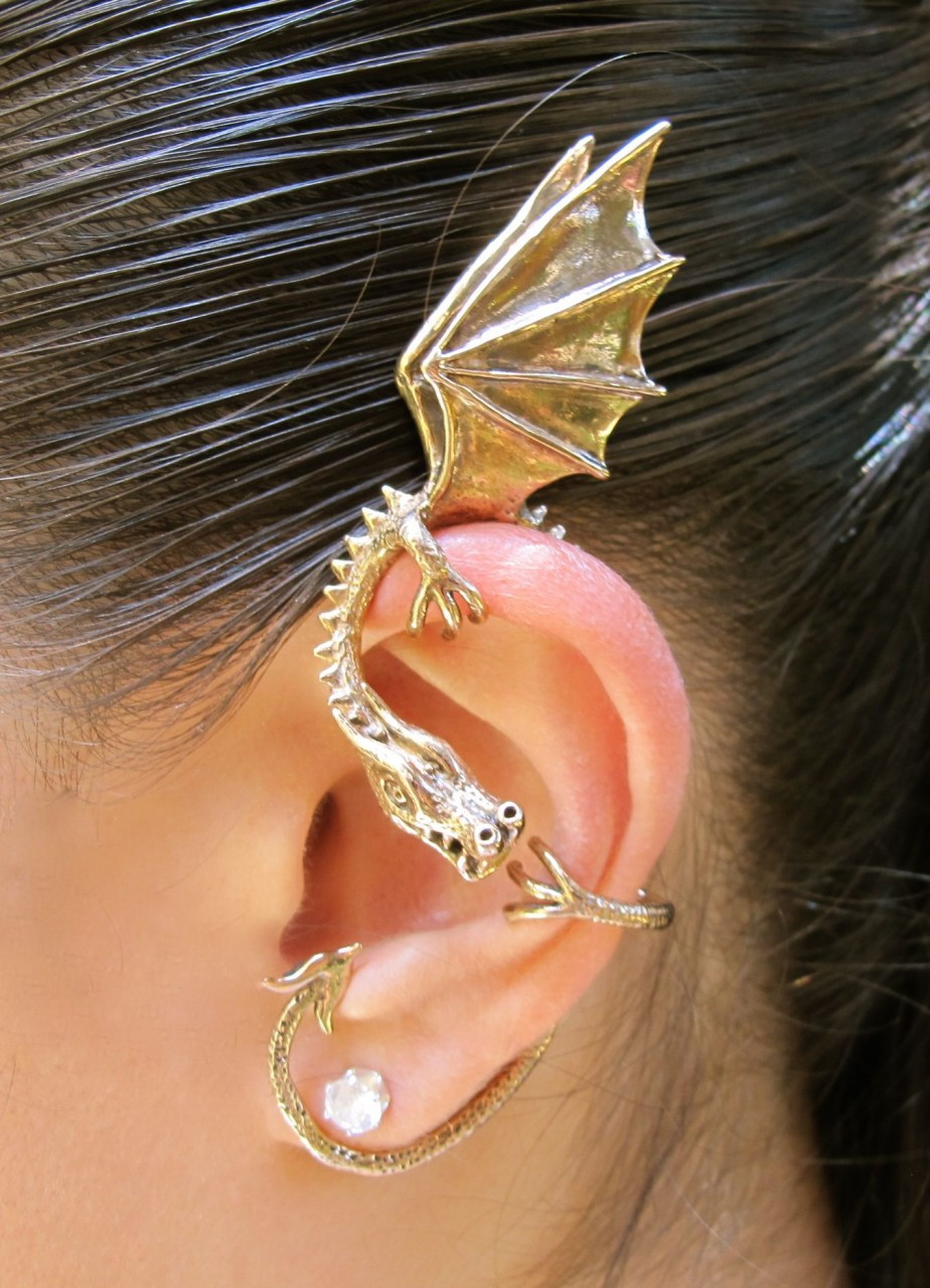 Elfin Dragon Ear Wrap Bronze - Marty Magic Store
