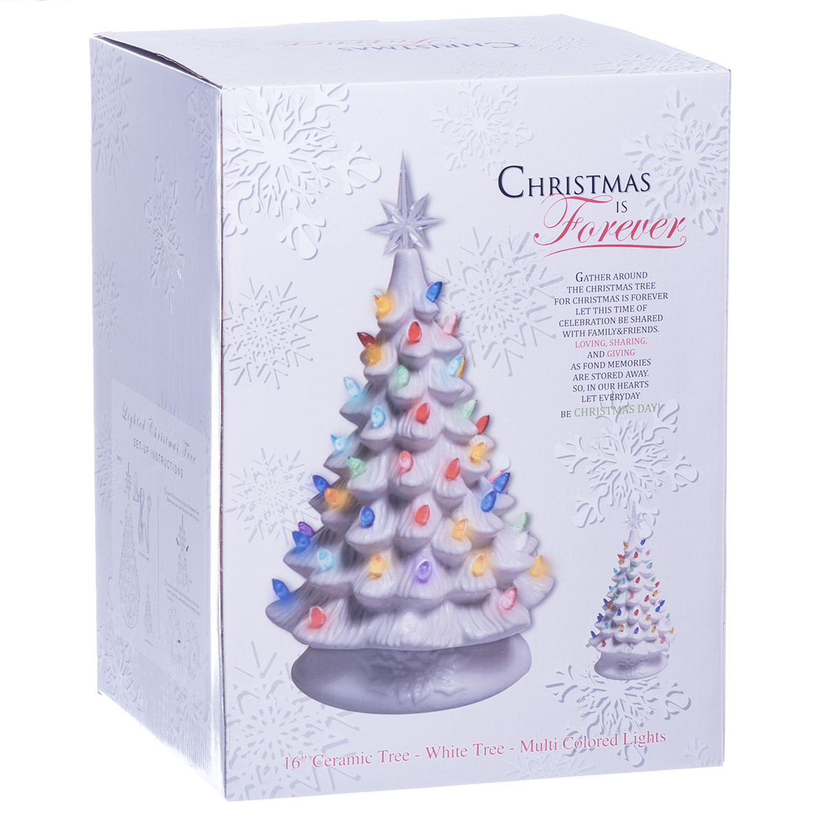 retro light up white ceramic christmas tree retrofestive ca star topper for ceramic christmas tree
