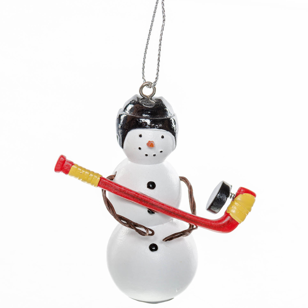 hockey snowman ornament retrofestive ca peanuts christmas trees