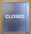 Rear closure panel when fully closed.