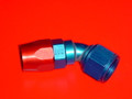 12AN Aluminum 45 Degree Swivel Fitting - NEW