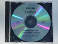 1960-64 Ford Car Parts Master Parts Catalog CD