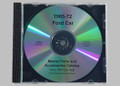 1965-72 Ford Car Parts Master Parts Catalog CD