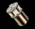 BA15D Dual Contact Base 9 SMD Courtesy Light Bulb - Amber Yellow