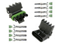 Weather Pack 4 Pin Flat Sealed Wiring Connector Kit