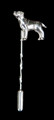 Lapel Pin with Labrador Sculpture in Silver by Selina Preece