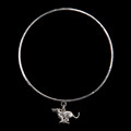 Sterling Silver Charm Bangle with Greyhound by Selina Preece
