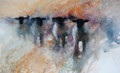    'To Ewe' Sheep Study in Watercolour by Jean Haines