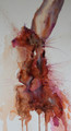      Twitching MY Whiskers - A Hare Study in Watercolour by Jean Haines