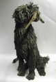 Seated Moppy Dog Sculpture by Dominic Gubb