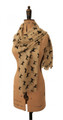    Cashmere Scarf - Labrador Pattern