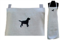 Chef's Apron with Emroidered Black Labrador