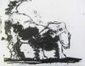 Look Back A Lithograph by Tor Hildyard