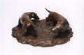 Dachshund Bronze Sculpture by Eskandar Magzub