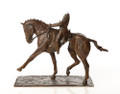 Extended Trot Dressage Sculpture by Marie Ackers