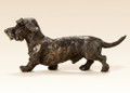 Morning Constitutional a Wirehaired Dachshund Sculpture by Rosemary Cook