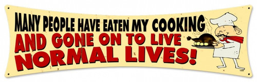 Vintage-Retro Many People Metal-Tin Sign
