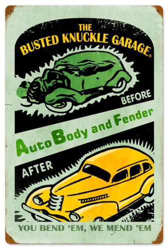 Vintage-Retro Auto Repair Metal-Tin Sign